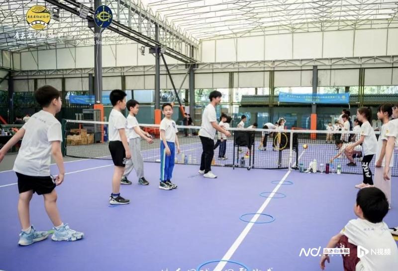 粤港澳大湾区青少年体育发展计划网球培训增城站开营